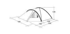 Outwell Cloud 2 Tent -Camping Equipment Store 111043v20 061