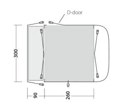 Outwell Newburg 260 Drive Away Awning 23 Outwell Newburg 260 Drive Away Awning -Camping Equipment Store 111102 newburg 260 drawing floorplan3