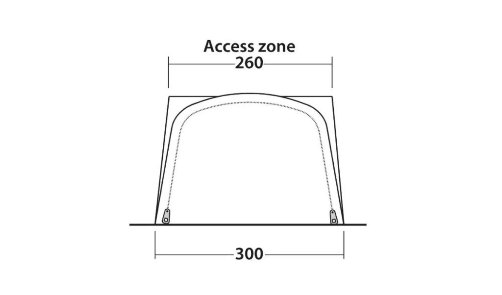 Outwell Newburg 260 Drive Away Awning 11 Outwell Newburg 260 Drive Away Awning - Image 9