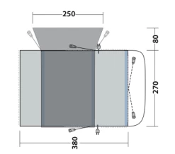 Outwell Wolfburg 380 Drive Away Air Awning 12 Outwell Wolfburg 380 Drive Away Air Awning -Camping Equipment Store 111247v23 062 720