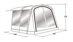 Outwell Universal Awning Size 1 -Camping Equipment Store 111290 universal awning size 1 drawing perspective2