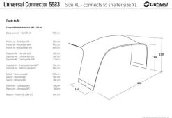 Outwell Universal Connector XL -Camping Equipment Store 111343 6