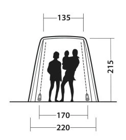 Outwell Dunecrest Drive Away Awning -Camping Equipment Store 111344 dunecrest drawing other4