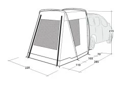 Outwell Dunecrest Drive Away Awning -Camping Equipment Store 111344 dunecrest drawing perspective2