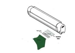 Vango Driveaway Fixing Kit For 4mm & 6mm Rails 3m Set -Camping Equipment Store 4and6 kit