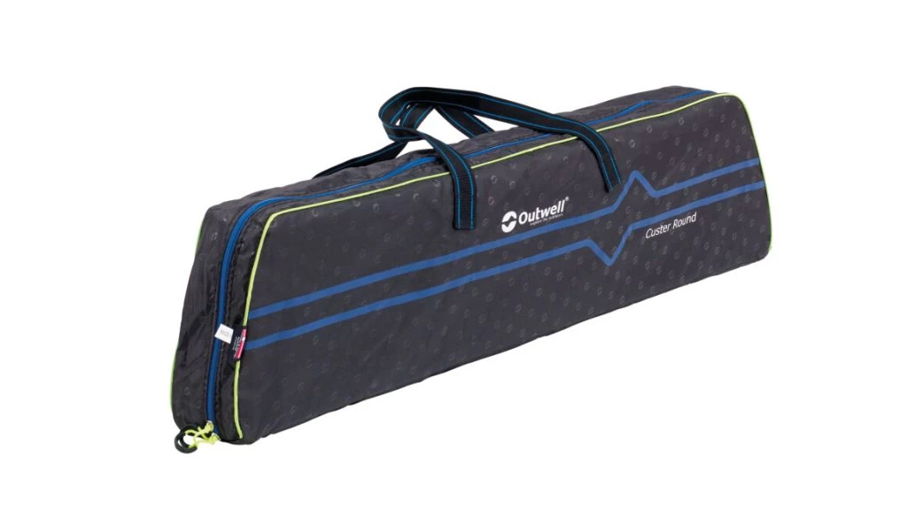 Outwell Custer Round Bamboo Table 9 Outwell Custer Round Bamboo Table - Image 7