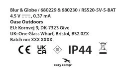 Easy Camp Coloured Globe Light Chain -Camping Equipment Store 680230.2