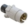Type S 7 Pin Plastic Plug -Camping Equipment Store 7pin 12stype trailer or caravan plug white