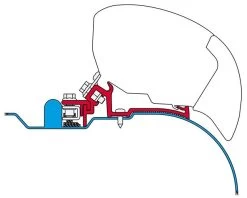 Fiamma F65/F80 Adapter Kit (Iveco Daily H2)
