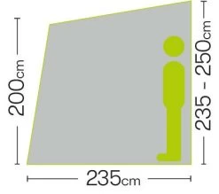 Quest Falcon 220 Poled Porch Caravan Awning -Camping Equipment Store a3500a 6 fullsize