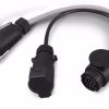 Kampa Adaptor 12N & 12S To 13 Pin Socket -Camping Equipment Store ac0510 adaptor 12n 12s to 13 pin socket 0