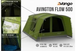 Vango Avington Flow 500 Tent -Camping Equipment Store avington flow 5003