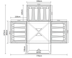 Outdoor Revolution Camp Star 1200 Air Tent Bundle (2022) -Camping Equipment Store campstar 1200 1 1