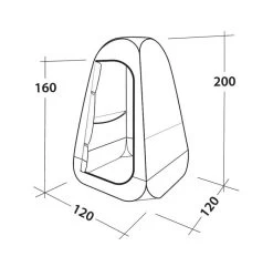 Easy Camp Little Loo Toilet Tent -Camping Equipment Store easy camp little loo 2