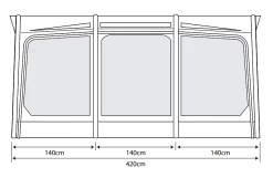 Outdoor Revolution Eclipse Pro 420 Caravan Awning -Camping Equipment Store eclipse pro 420 spec