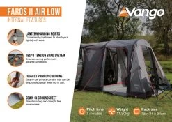 Vango Faros II Air Low Drive Away Awning -Camping Equipment Store faros ii air low2 1