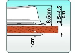 Fiamma 400 X 400 Roof Vent White -Camping Equipment Store fiamma vent plan
