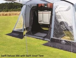 Sunncamp Swift 390 SC Caravan Awning -Camping Equipment Store inner tent inside swift 390 deluxe 5 amended np