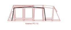 Outdoor Revolution Kalahari PC 7.0 Side Sun Wing -Camping Equipment Store kalahari sun wing 2 1 1