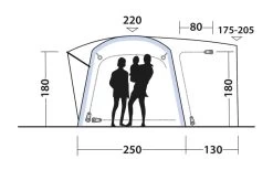 Outwell Linnburg Air Rear Drive Away Awning Package -Camping Equipment Store linnburg air rear3