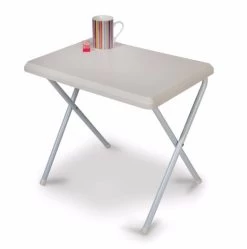 Resin Low Profile White Table 7 Resin Low Profile White Table -Camping Equipment Store mini table white 0 1