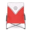 Volkswagen Red Campervan Folding Low Camping Chair -Camping Equipment Store ol0192 vw low folding chair red 1 37e270