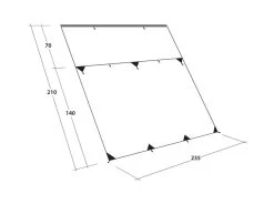 Outwell Hillcrest Tarp Awning 10 Outwell Hillcrest Tarp Awning -Camping Equipment Store outwell hillcrest tarp dimensions