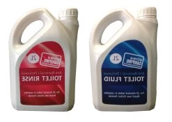 WoC Blue 2 Ltr & Pink 2 Ltr Toilet Fluid Package -Camping Equipment Store package 2 1 1