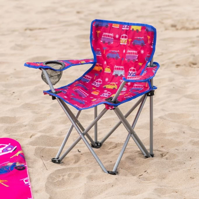 Volkswagen Kids Pink Camping Chair 5 Volkswagen Kids Pink Camping Chair - Image 3