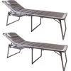 Pair Of Quest Elite Naples Pro Loungers -Camping Equipment Store quest lounge pair