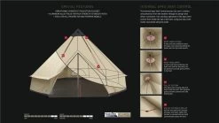 Robens Kiowa Tipi Tent -Camping Equipment Store robens kiowa features