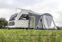 Sunncamp Swift Deluxe 220 SC Caravan Awning -Camping Equipment Store swift deluxe 260 sc with side sun canopy 2