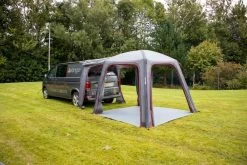 Vango Tailgate AirHub Low Awning -Camping Equipment Store vango airhub tailgate awning open sides