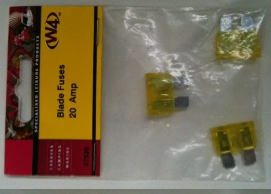 W4 Blade Fuses 20 Amp 4 W4 Blade Fuses 20 Amp - Image 2